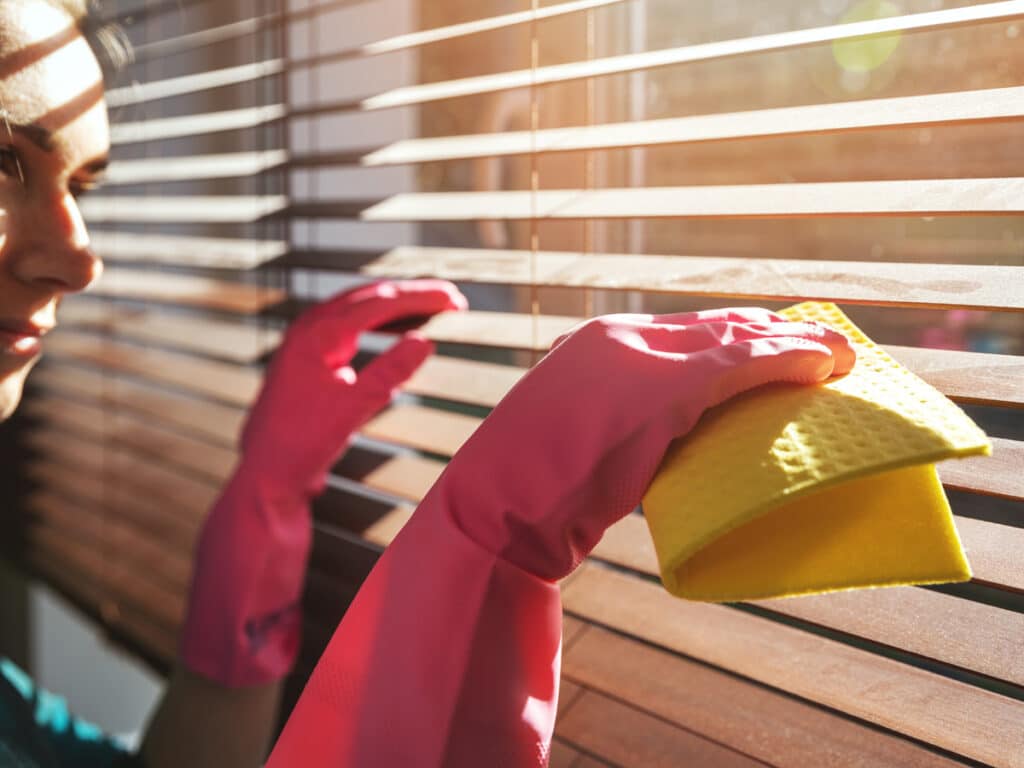 How Do You Clean Faux Wood Blinds? - The Finishing Touch  Cleaning hacks,  Cleaning painted walls, House cleaning tips