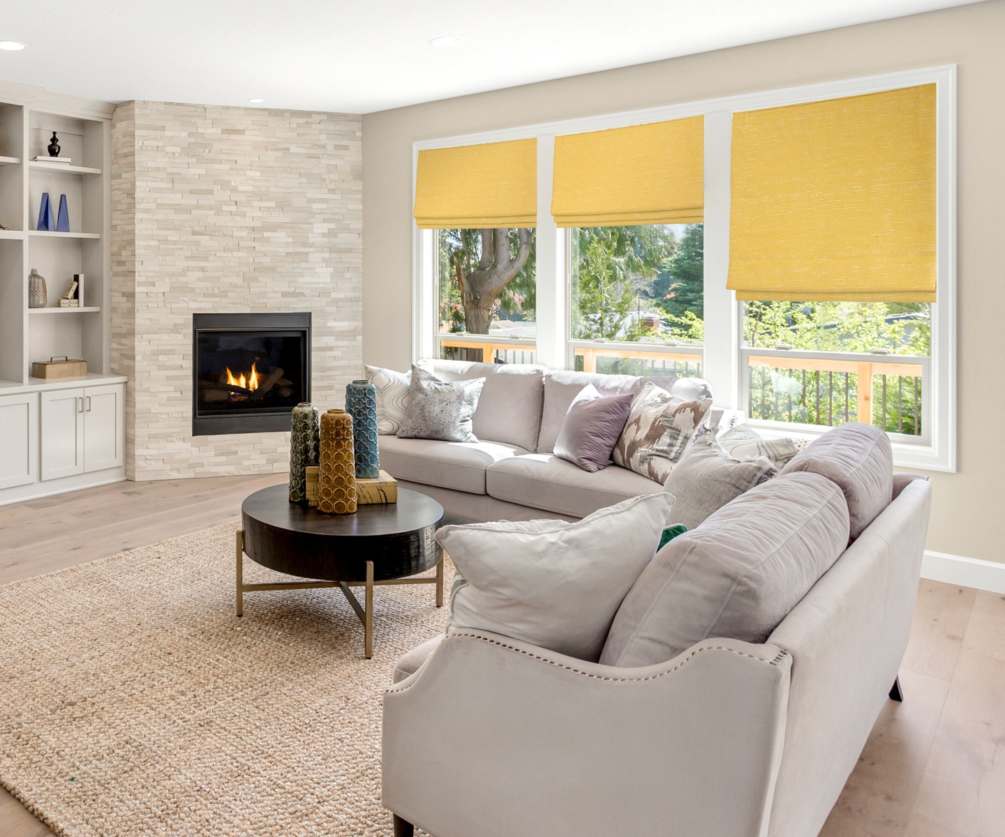 Family Room Window Treatments Norman USA