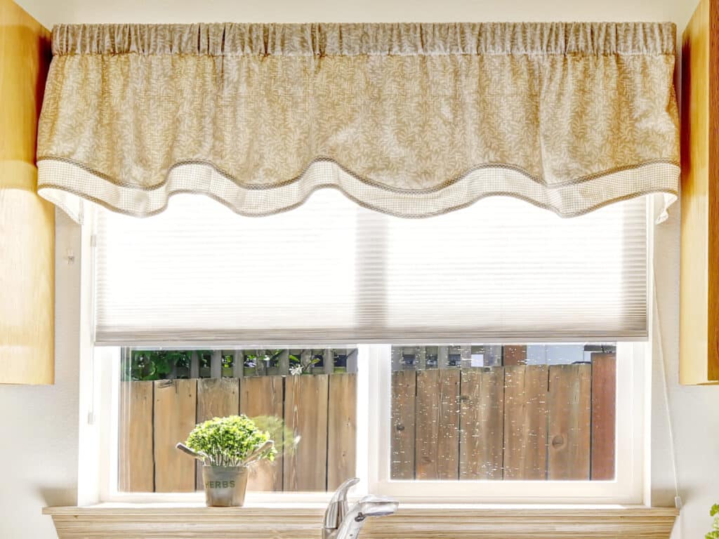 modern window treatments valance