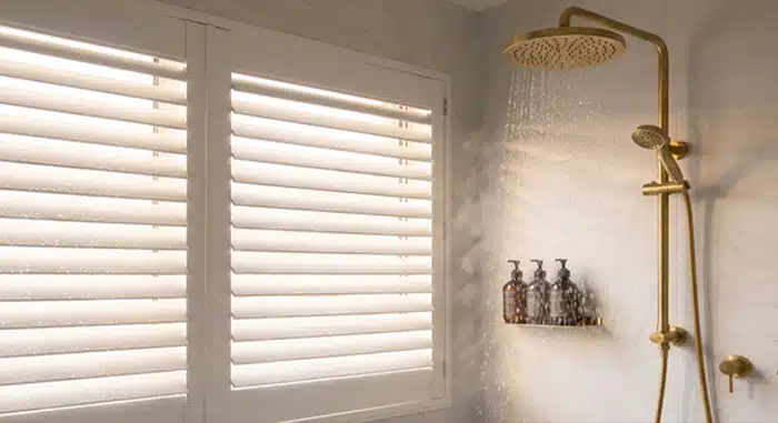 Bathroom Window Treatments: Shutters for Privacy, Light & Humid Rooms